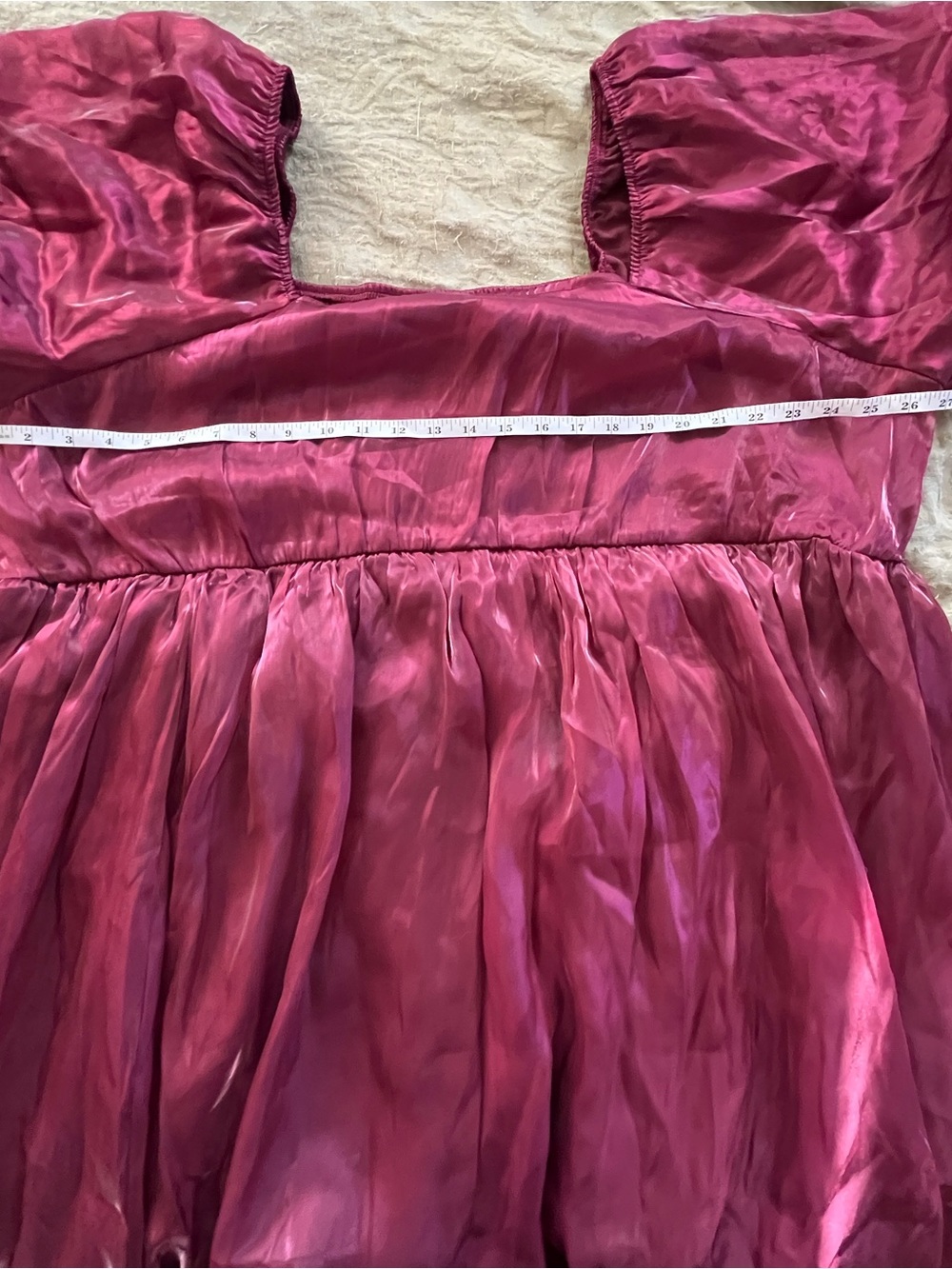 One Loved Babe Ren Faire Fairy Medieval Coquette Puff Sleeved Dress Size 4XL - Picture 3 of 10
